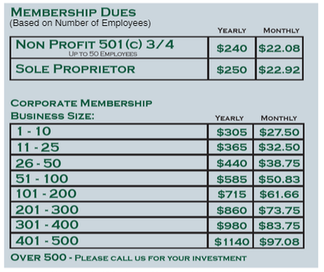 Membership Pricing Scale